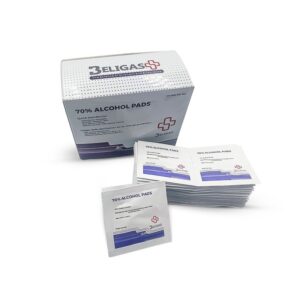 Beligas 70% Alcohol Pads (100 pads)  - Beligas Pharmaceuticals