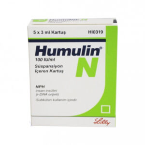 Humulin N 100IU (Cart)  - Lilly