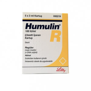 Humulin R 100IU (Cart)  - Lilly
